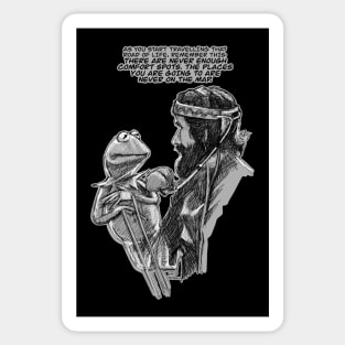 Kermit the frog Jim Henson Quote shirt design Sticker